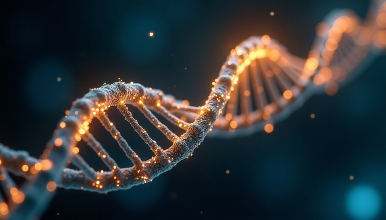 DNA double helix with 1729