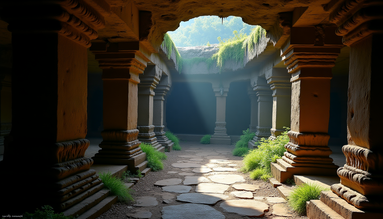 Ellora Caves - underground D4